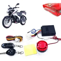 Auto Pearl 12V Black Two-Way Anti Theft Motorcycle Alarm Kit with 2 Pcs Remote for Pulsar RS 200-picture-27