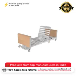 Diya 6.5x3ft Motorized 5 Function ICU Bed with Mattress &a; Side Railings image 2