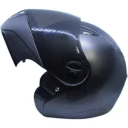 Formulate ZXR ABS &a; Polystyrene Black Flip-up Motorcycle Helmet for Women, Size: L-picture-32
