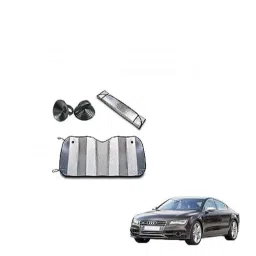 Kozdiko Aluminium Foil UV Protection Silver Windshield Sun Shade for Audi RS7-picture-23