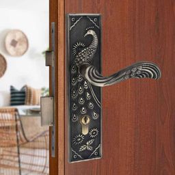 Atom Zinc Brass Antique Finish Heavy Duty Mortise Door Lock Set with Both Sided Key, MAYURCYBSK70-picture-41