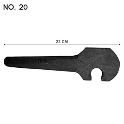 B K Jagan &a; Co 22cm Iron Bar Bending Key, Size: 20 No. image 2
