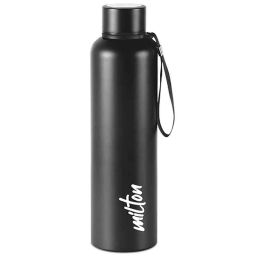 Milton Aura 1000 1.05 Litre Stainless Steel Black 24 Hours Hot &a; Cold Thermosteel Water Bottle, CTMSFIS396BLCK0001-picture-8