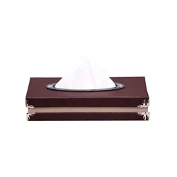 Kozdiko Brown Leatherite Tissue Paper Dispenser Box Maroon Color with 200 Sheets for Maruti Suzuki A-Star-picture-27