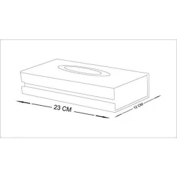 Kozdiko Brown Leatherite Tissue Paper Dispenser Box Maroon Color with 200 Sheets for Maruti Suzuki wagonR image 3