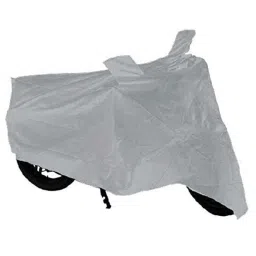 Kozdiko Silver Bike Body Cover with Mirror Pockets for Bajaj Pulsar 180, kozd_14486 image 3