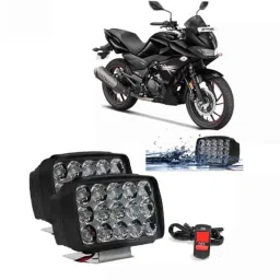 Cartronics 15 Led Fog Light with On/Off Switch for Hero Motocorp Xtreme 200S Set Of 2 Pcs, CAR-VL387E-picture-45