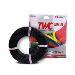 TWC Ultra Lite 2.5 Sqmm Black FR PVC Insulated High Voltage Industrial Cable, Length: 90 m-picture-32