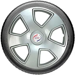 Auto Pearl 4 Pcs 17 inch Polypropylene Silver Press Type Car Wheel Cover Set with Retention Ring for Mahindra Scorpio Mhawk Type4 2017 Onwards image 4