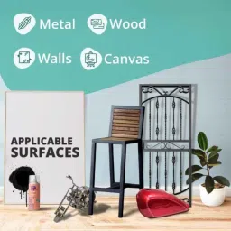 Asian Paints ezyCR8 400ml Golden Brown Apcolite Enamel Paint Spray Can, HPCA23112 image 2