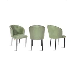 Modern India Seating Green Velvet Dining Chair, MISPC23 image 4