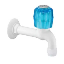 Sanituf Diamond PTMT White &a; Blue Foam Flow Long Body Cock, QTD-102 A-picture-11