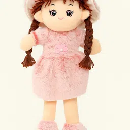 blingnbeats Soft Plush Doll with 2 Shade RED Dress & Hat | Cute Doll Kids and Girls - 45 cm-picture-28