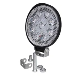 AllExtreme EX9LRYW1 9 LED 4.5 inch 27W Round White &a; Yellow Waterproof Flood Spot Strobe Fog Light image 4