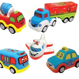 inos Fun Auto Unbreakable Pull Back Transportation Vehicle-picture-20