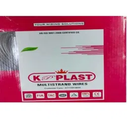 K Plast 1 Sqmm Green PVC Insulated Cable, Length: 90 m-picture-32
