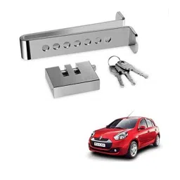 Kozdiko Stainless Steel 8 Holes Clutch &a; Brake Pedal Anti Theft Car Lock with 3 Keys for Renault Pulse-picture-27