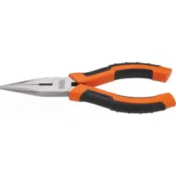 Black &a; Decker BDHT81586 160mm 6inch Black &a; Orange Nose Plier-picture-48