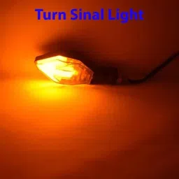 Ramanta Amber &a; White Front &a; Rear LED Indicator Light for Hero Splendor Plus (Pack of 4) image 4