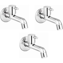 IRIS Dove Brass Chrome Finish Long Body Bib Tap (Pack of 3)-picture-12