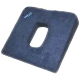 Salo Orthotics Polyurethane Foam Square Blue Visible Hole Donut Orthopedic Seat Cushion with Cover, 418XL, Size: XL-picture-29