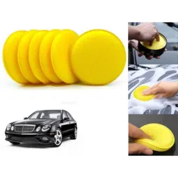 Auto Pearl Polyurethane Beige Washing &a; Waxing Polish Foam Sponge for E Class (Pack of 6)-picture-16