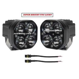 Meenu Arts 60W Heavy Super Bright 4Led Spot Flood Beam Driving Fog Lamp (60W, 2 PCS) for Chevrolet Beat-picture-10