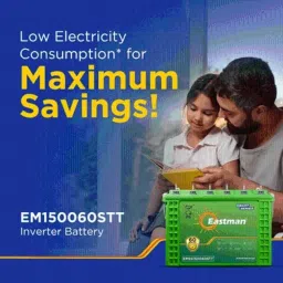 Eastman Smart 150Ah 12V Tubular Battery with 60 Months Warranty, EMSS150060STT image 3