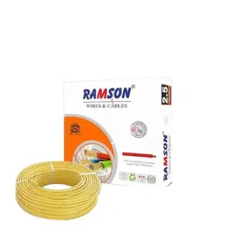 Ramson 2.5 Sqmm Single Core PVC Insulated Yellow Copper Cable, Length: 90 m-picture-17