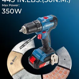 mtrex CORDLESS BRUSHLESS DRIVER/HAMMER DRILL 20V MAX LI-ION BATTERY & 50NM MAX TORQUE Power & Hand Tool Kit image 2