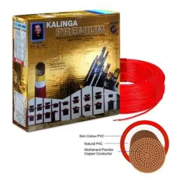 Kalinga Premium 6 Sqmm 90m Red FR PVC Housing Wire-picture-43