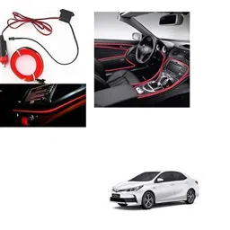 Kozdiko 12V Red Car Interior Decor Neon Strip Light for Toyota Corolla New Altis-picture-18