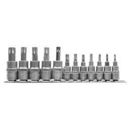 Yato 12 Pcs 1/4 &a; 3/8 inch CrV 6150 Torx Bit Socket Set, YT-04331-picture-36