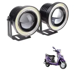 Kozdiko 2 Pcs 15W 3.5 inch High Power White LED Projector COB Fog Light Set with White Angel Eye Ring for Mahindra Rodeo, koz_88457-picture-21