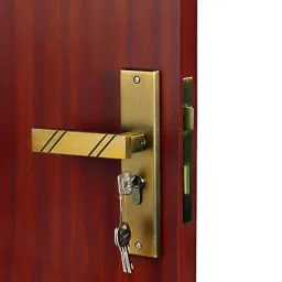Homexpert Altis 8 inch 60mm Stainless Steel Antique Brass Finish Cylindrical Plate Both Side Key Mortise Door Lock Set-picture-26