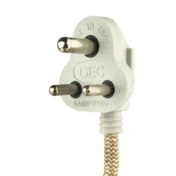 Super GEC 2.7m 2 Core Copper Golden Flexible Rond Wire Cord, 623 image 2