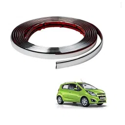 Kozdiko 20m 14mm Silver Car Side Window Chrome Beading Roll for Chevrolet Beat-picture-33