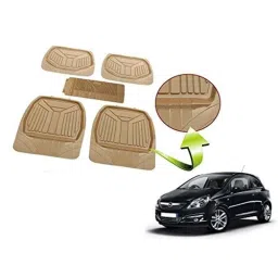 Kozdiko 5 Pcs Rubber Beige 3G Rubber Mat Set for Opel Corsa-picture-47