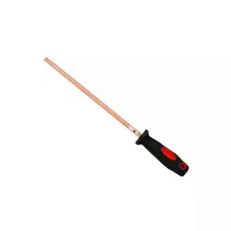 De Neers 250mm Beryllium Copper Triangle File with Handle image 2