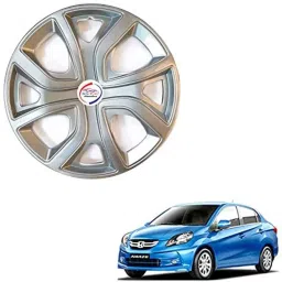 Auto Pearl 4 Pcs 14 inch ABS Press Type Hubcap Wheel Cover Set with Retention Ring for Honda Amaze Type 1-picture-22