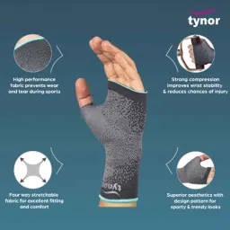 Tynor Extra Large Urbane Wrist Support, E170JAA image 3