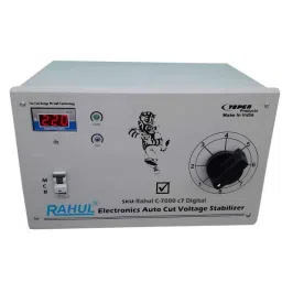 Rahul C-7000 C7 Digital 7kVA 28A 90-260V Copper Autocut Digital Voltage Stabilizer Mainline Use-picture-10