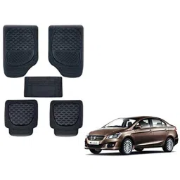 Kozdiko 6255TW 5 Pcs PVC &a; Rubber Black Car Mat Set for Maruti Suzuki Ciaz-picture-18