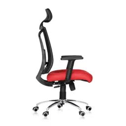 Da URBAN Topsky Red High Back Mesh Ergonomic Chair with Armrest image 3