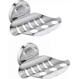Prestige Stainless Steel 304 Silver Wall Mount Soap Dish (Pack of 2)-image-15
