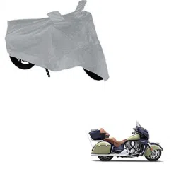 Kozdiko Silver Bike Body Cover with Mirror Pockets for Indian X Road Master, kozd_17829-picture-24