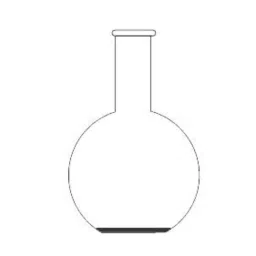 Axiva 250ml Touff Florence Flat Bottom Boiling Flask, FBFF0250 (Pack of 10)-picture-41