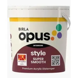 Birla Opus Style Super Smooth 20kg Mid Tone Acrylic Interior Distemper Paint-picture-24