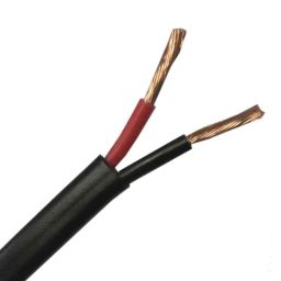 Elson 2.5 Sqmm Two Core Black Multi Round PVC Insulated CCR Copper Cable with Weather Resistant, Length: 91 m-picture-6