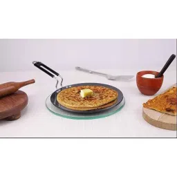 Vinod 26.5cm Hard Anodised Aluminium Black Roti Tawa, IHART26 image 2